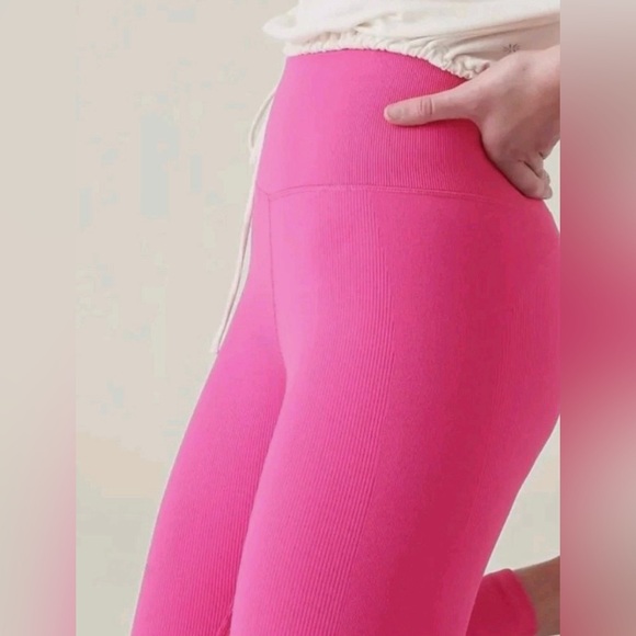 Athleta Aurora Seamless Tight Ribbed in “Salvia Pink” - Picture 2 of 3